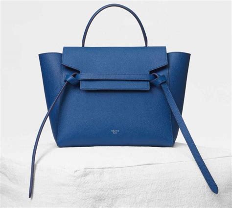 celine micro belt bag lazuli